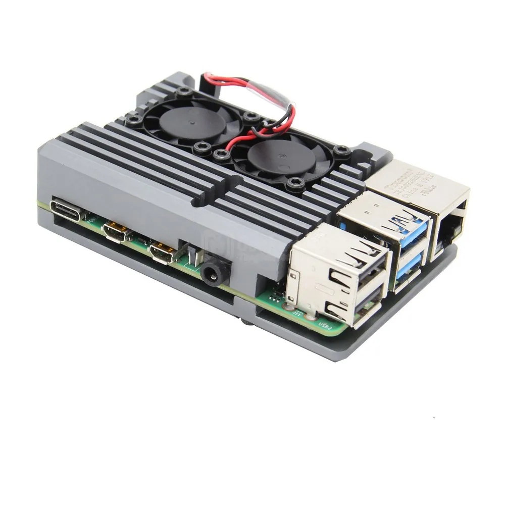 Raspberry Pi 4 Passive Cooling Case 4B Armor Aluminum Alloy Case/ Metal Enclosure Heat Dissipation for Model B | Компьютеры и офис