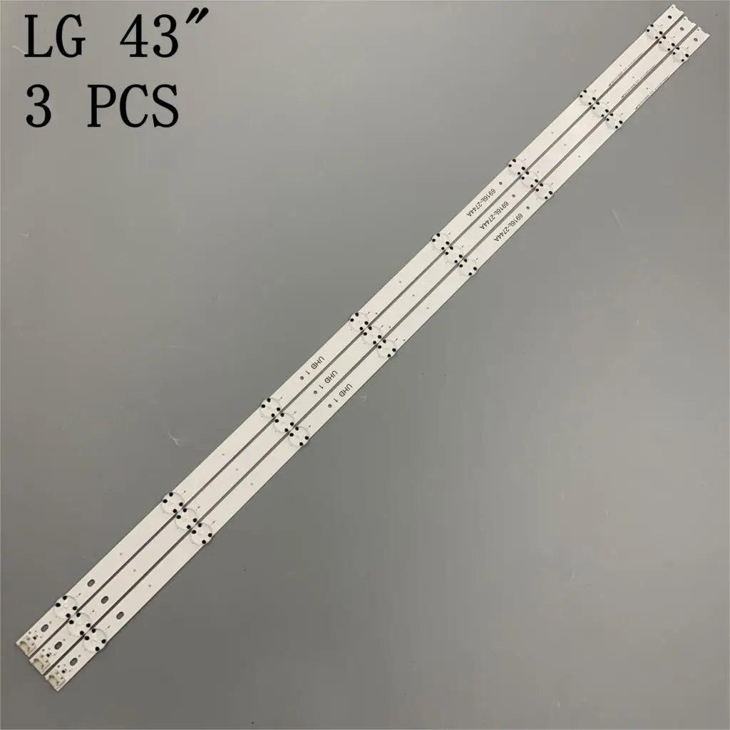 1 Набор = 3 шт. 84 см Светодиодная подсветка 8 светодиодный s для LG 43 &quot43lh570 0 TV 43VH6100