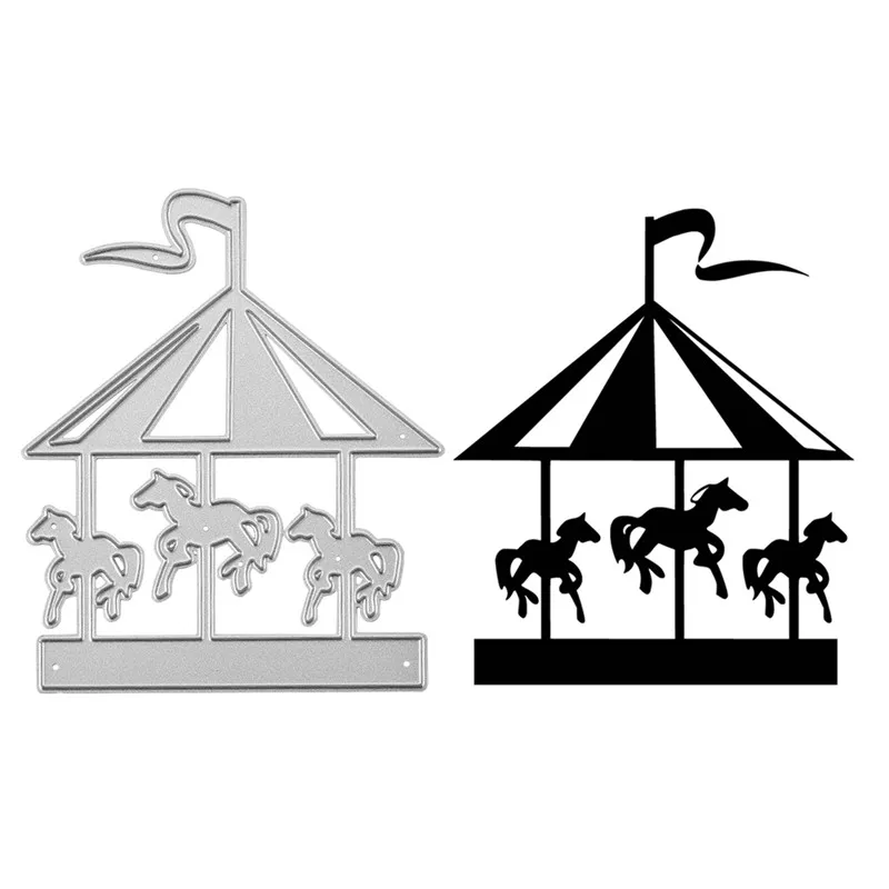 GJCrafts колесо обозрения штампы карусель металлические режущие новые 2019 для