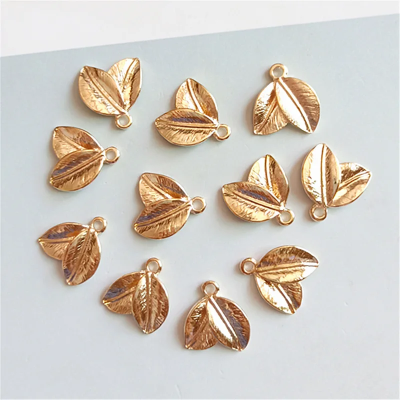 10 шт. подвеска в виде листьев 14 х15 мм|Шармы| |