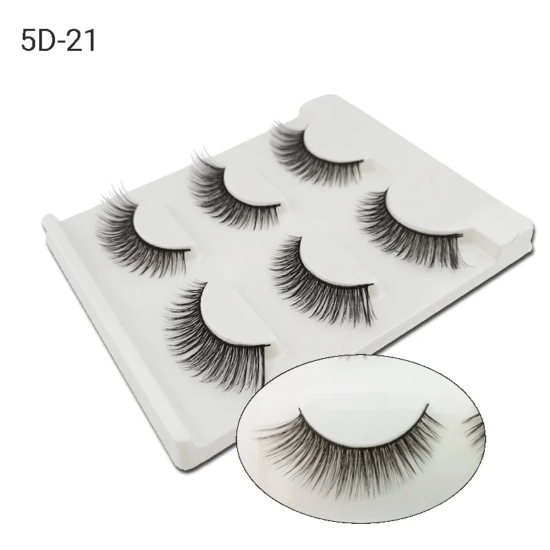 

BOBILASH 3d False Mink Lashes Set Natural Long Makeup Eye Lashes Include 3Pairs Eyelashes&Quick Dry White Glue And Tweezers