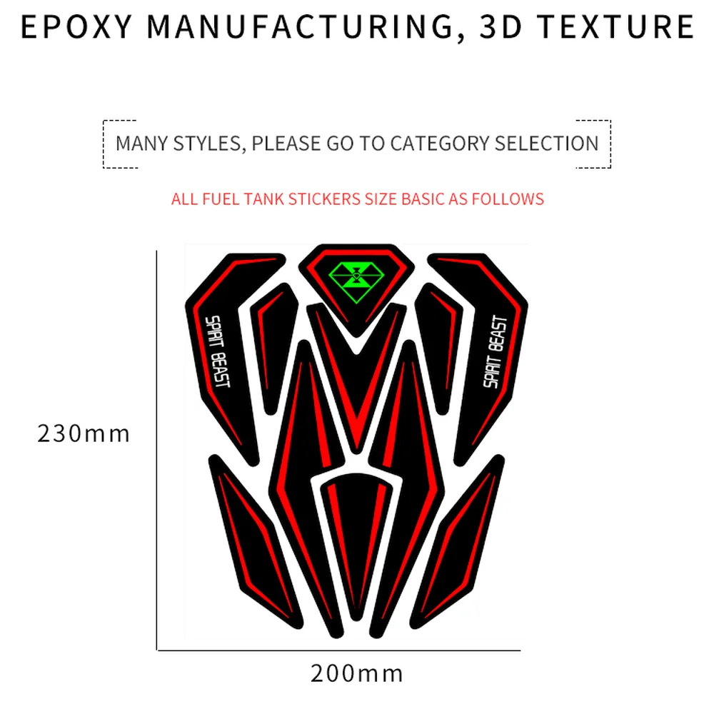 Наклейка на топливный бак для мотоцикла SPIRIT BEAST наклейка индийского HUSABERG Aprilia BMW KTM