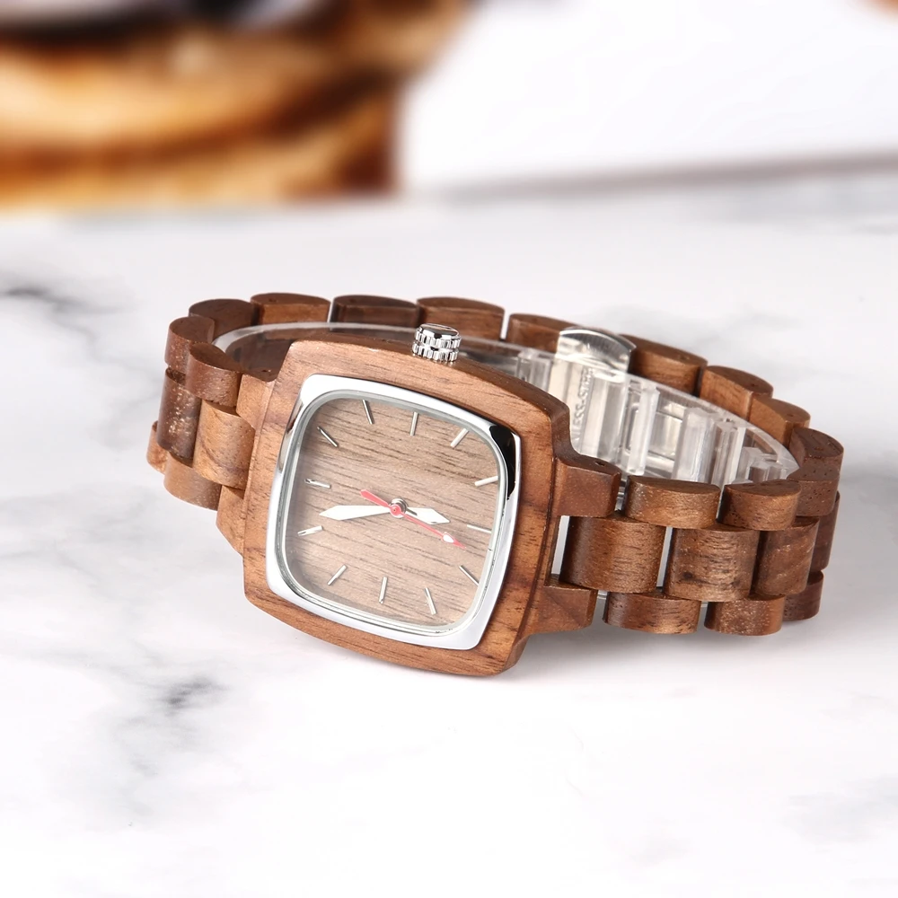 Женские часы из сандалового дерева | Наручные