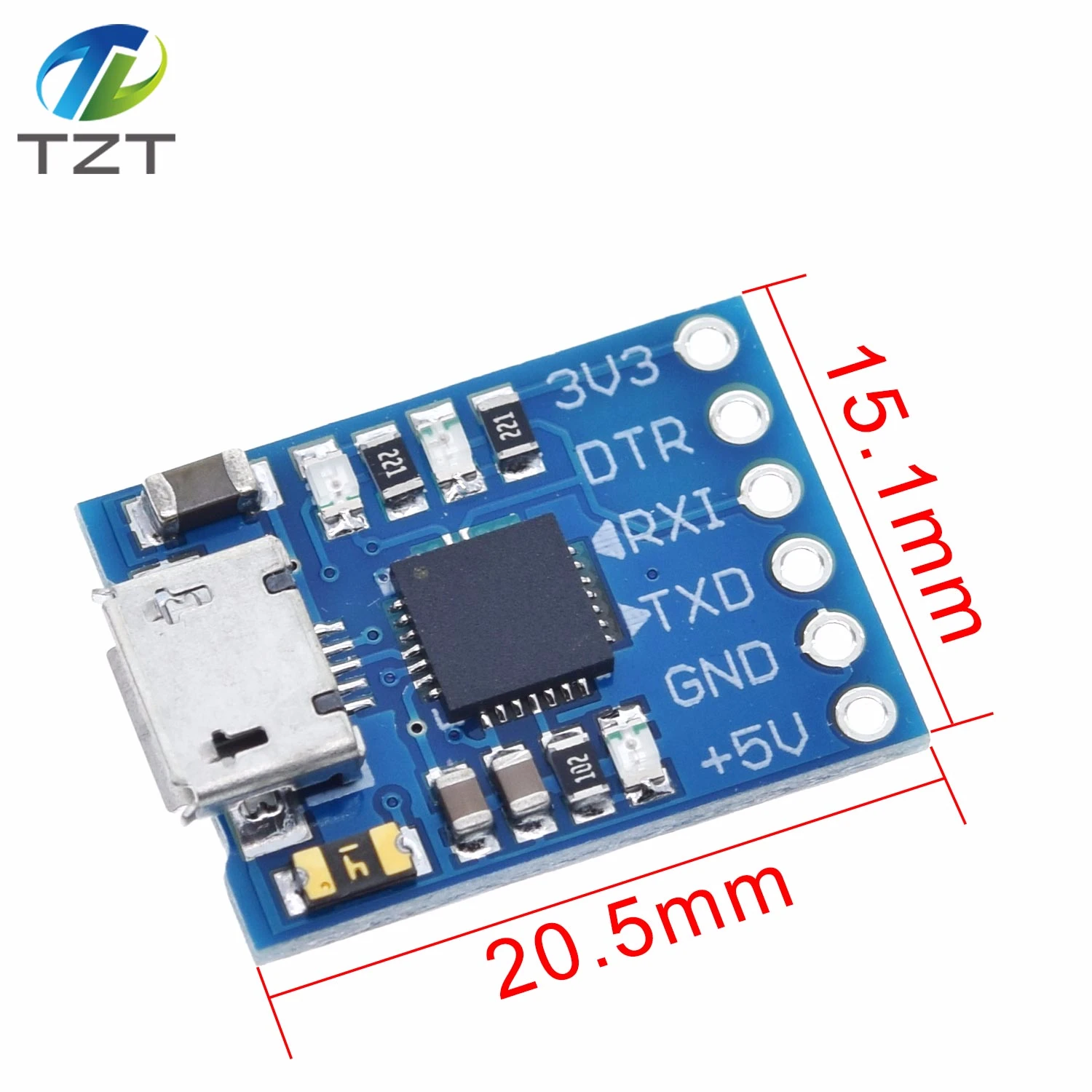 1 шт. CP2102 MICRO USB к UART TTL модуль 6 контактный последовательный преобразователь STC