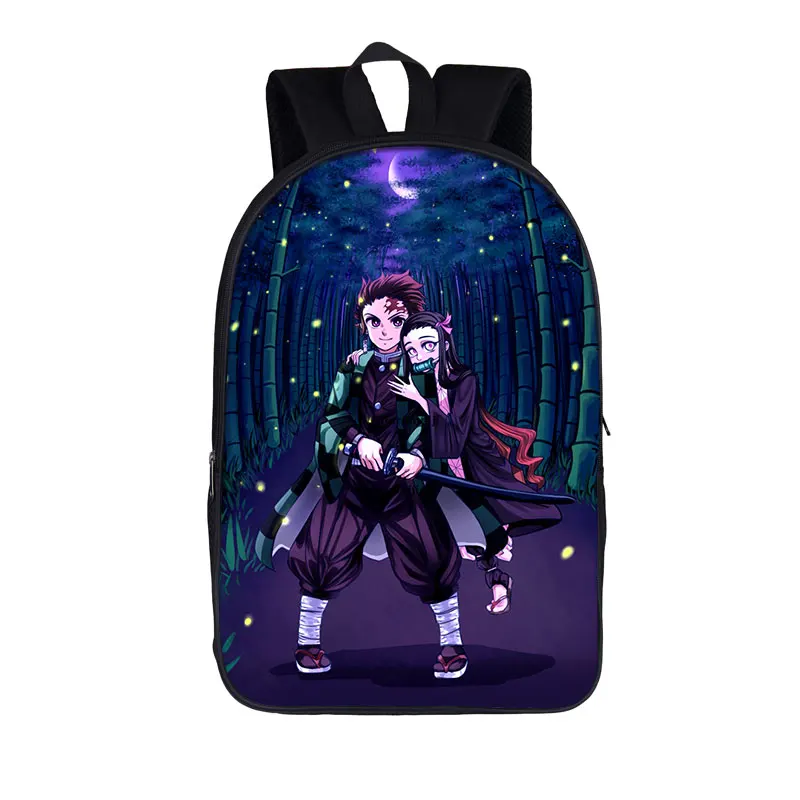 

16 Inch Demon Slayer Kimetsu No Yaiba Children School Bags Backpack Kids School Boys Girls Mochila Infantil Catoon Bags