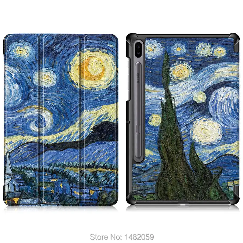 style 6 Чехол для samsung Galaxy Tab S6 SM-T860 SM-T865 10,", чехол для планшета с Умной подставкой для, чехол для samsung Tab S6 - Цвет: style 6