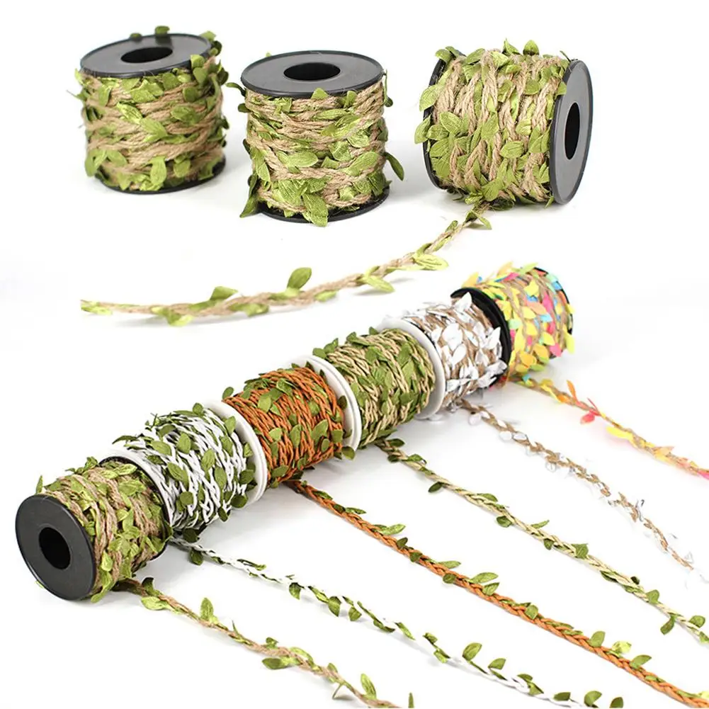 10 м искусственный листообразный настенный завод гирлянда садовый забор