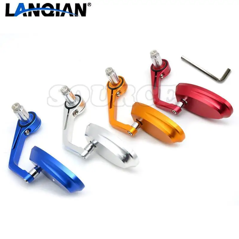 

7/8" Accessories Motorcycle Rearview Mirror Round Handle Bar End Mirror Rear Side Mirro for KAWASAKI NINJA 650R 2006 2007 2008