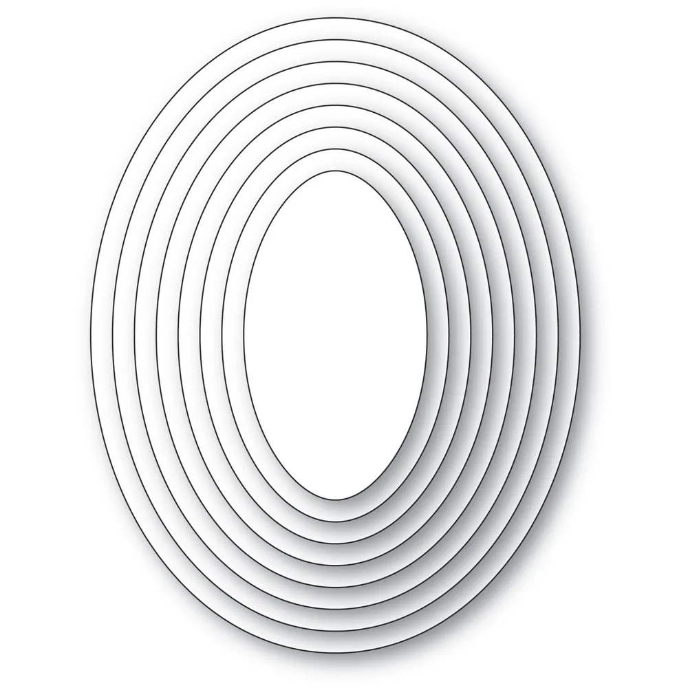 

New Metal Cutting Basic Oval Set Mold Scrapbook Diary Decoration Embossing Template Greeting Card Handmade Diy Hot Sale in 2021