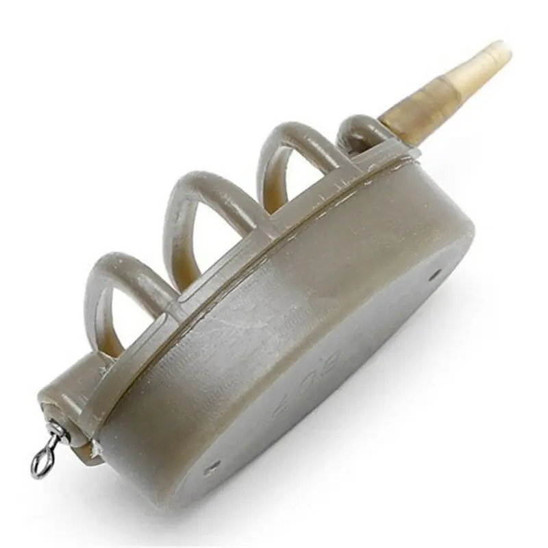 Набор грузилок для рыбалки с 4 формами и аксессуарами для накорма рыбы.