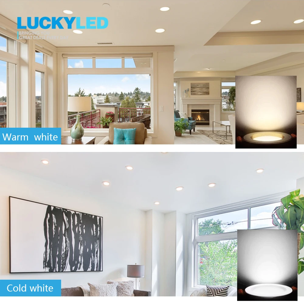Lámpara Led de techo redonda para sala de estar, dormitorio, cocina, luz interior, 220v, 240V, 5W, 7W, 9W, 12W, foco empotrable LED