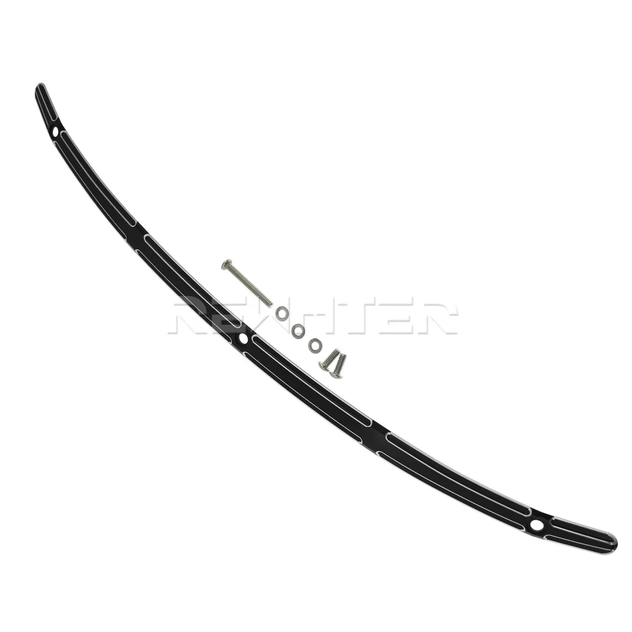 Накладка на лобовое стекло мотоцикла с ЧПУ, черный/хромированный алюминий для Harley Touring Electra Street Glide Ultra Limited 2014-2022