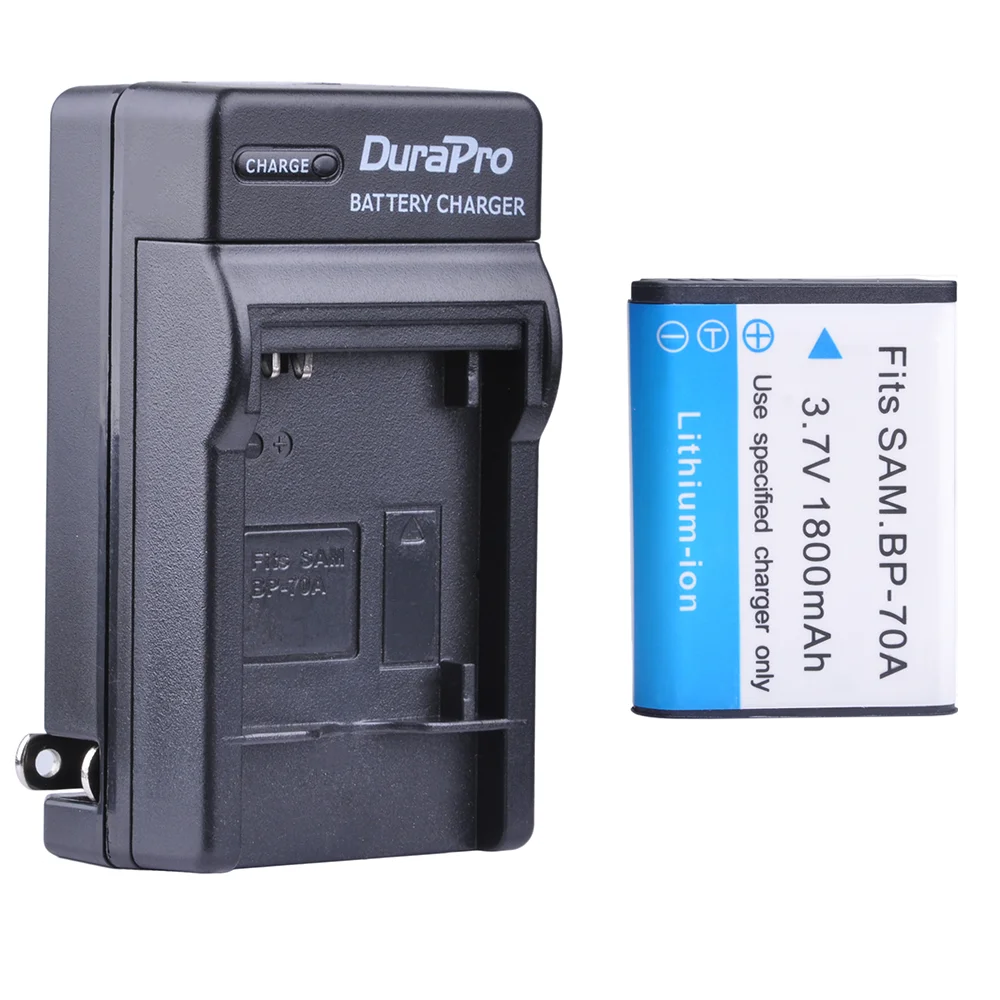 BP-70A батарея + одно зарядное устройство для Samsung ST95 ST100 ST6500 SL50 SL600 TL205 WB30F WB35F DV150F ES65 ES67