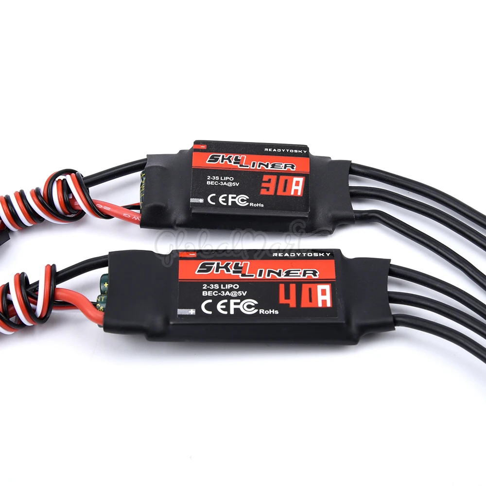 Контроллер скорости Skylinker 30 А/40 А BLHeli ESC с UBEC 2-3S для радиоуправляемых F450 S500 FPV