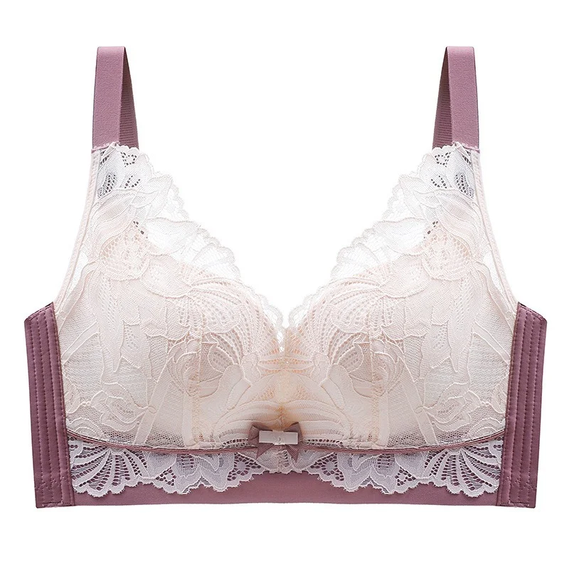 

Women Large Size Bralette Thin Wire Free Seamless Sexy Lace Bras Comfort Underwear Push Up Lingerie Ladies Intimates Bra