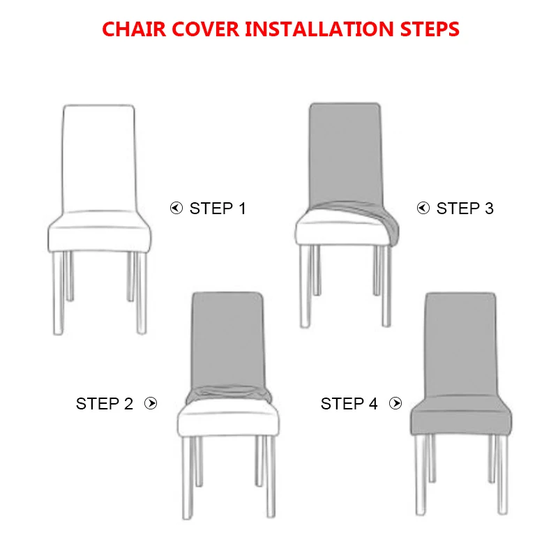 Спандекс Чехол для стула тянущийся эластичный столовый набор Крышка банкета