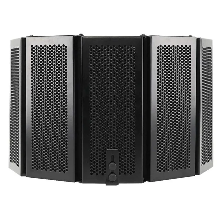 BMG Metal 5 Doors Computer Recording Foldable Microphone Isolation Shield Studio Recording