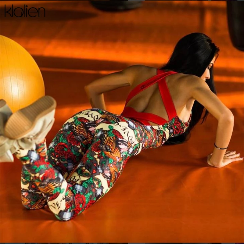 Klinien сексуальный джемпер без рукавов с принтом Полосатый Крест сзади комбинезоны