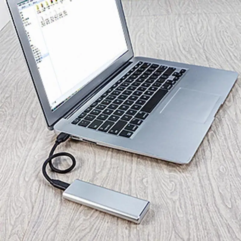 Внешний корпус M.2 NVME на USB 3 1 Gen2 SSD 10 Гбит/с алюминиевый M Key Type C чехол для мобильного