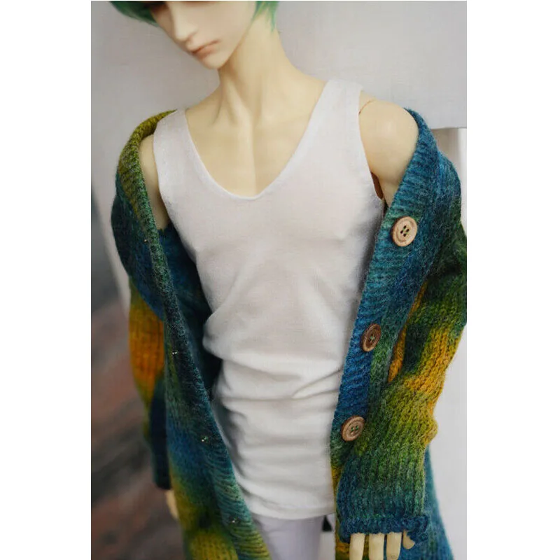 [wamami] 06 # Белый Черный Жилет/Футболка 1/4 MSD 1/3 1/6 SD DZ AOD BJD Dollfie