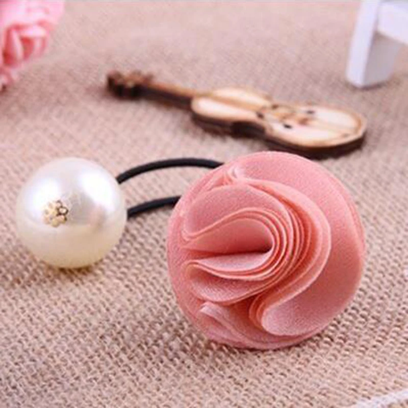 Резинки для волос женщин с бусинами | Аксессуары одежды