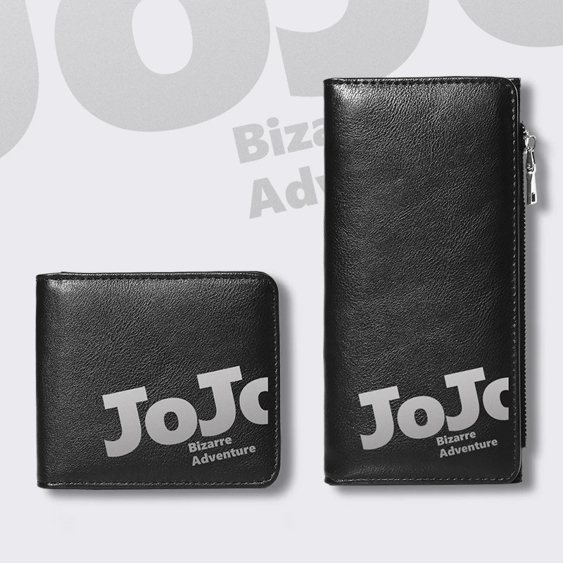 Короткий длинный кошелек из искусственной кожи для косплея Джоджо невероятные
