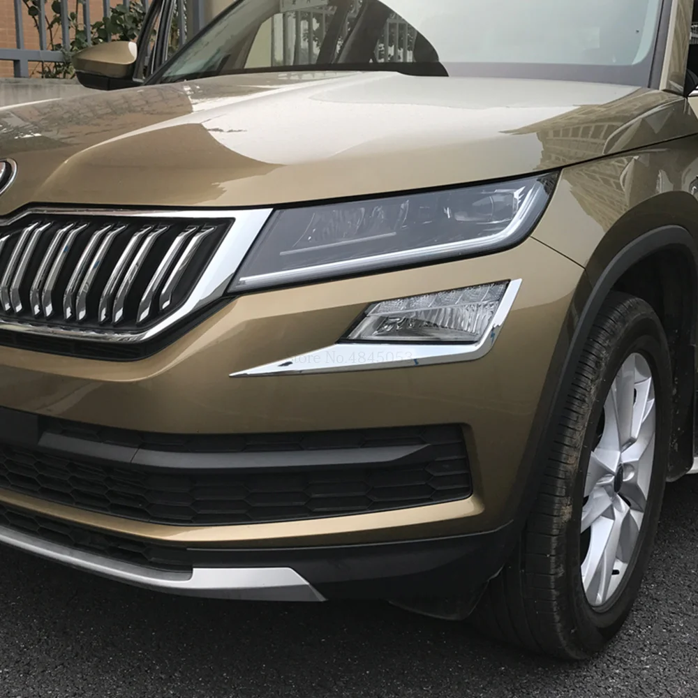 Автомобильный Стайлинг ABS хромированный передний противотуманный светильник