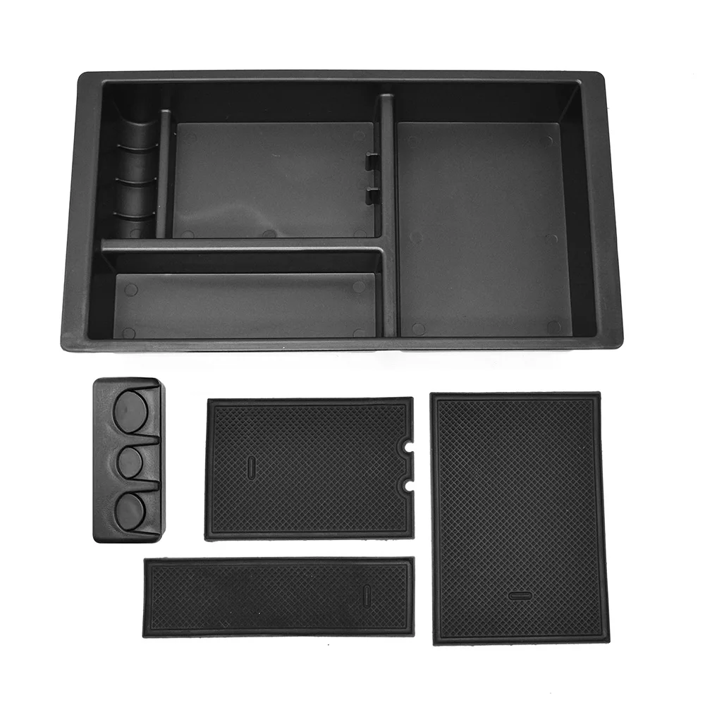 Автомобильная стекающаяся центральная консоль Органайзер лоток для Tesla модель 3