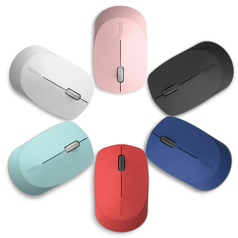 Rapoo M100G Dual Mode Wireless Bluetooth Silent Mouse with BT3.0/4.0/2.4G up to 3 Devices for Laptop MacBook PC Tablet Android