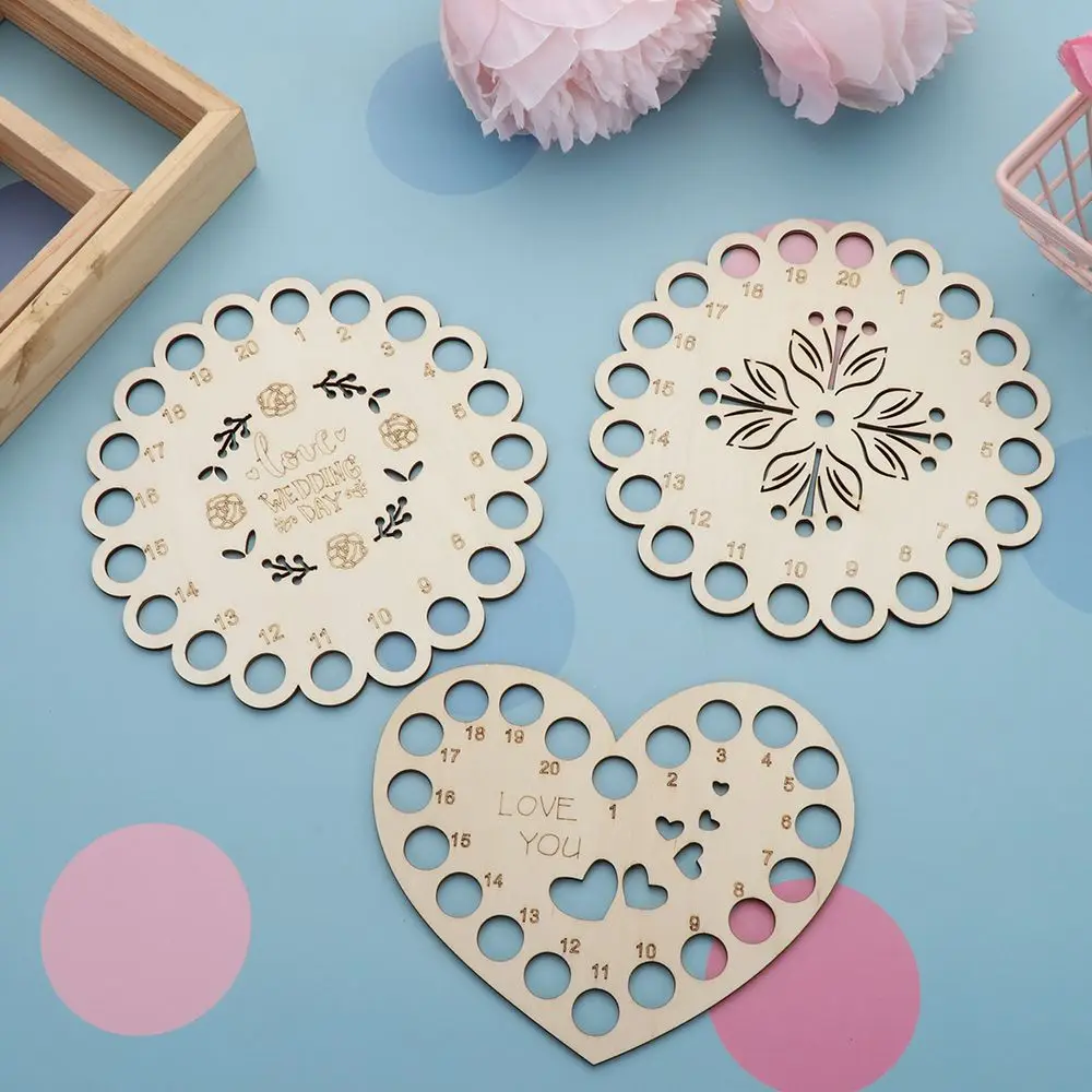 

Handmade Sewing Accessories Household Wood Thread Holder Cross Stitch Storage Tools Embroidery Floss Organizer