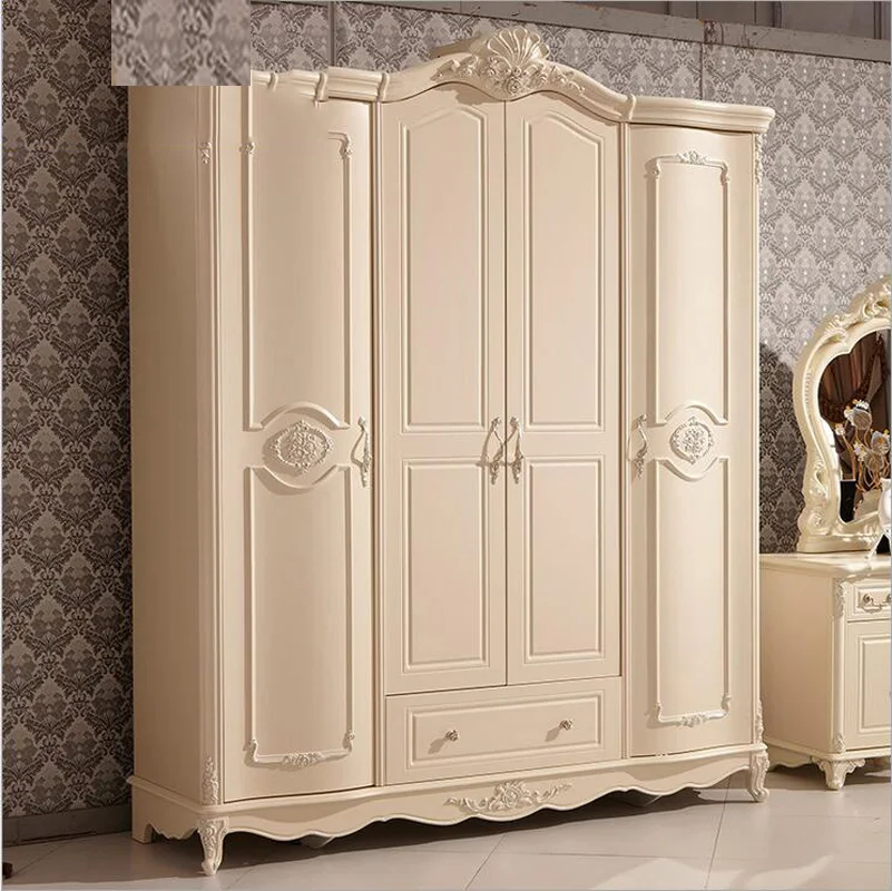 Четырехдверный гардероб современный европейский полноразмерный французский