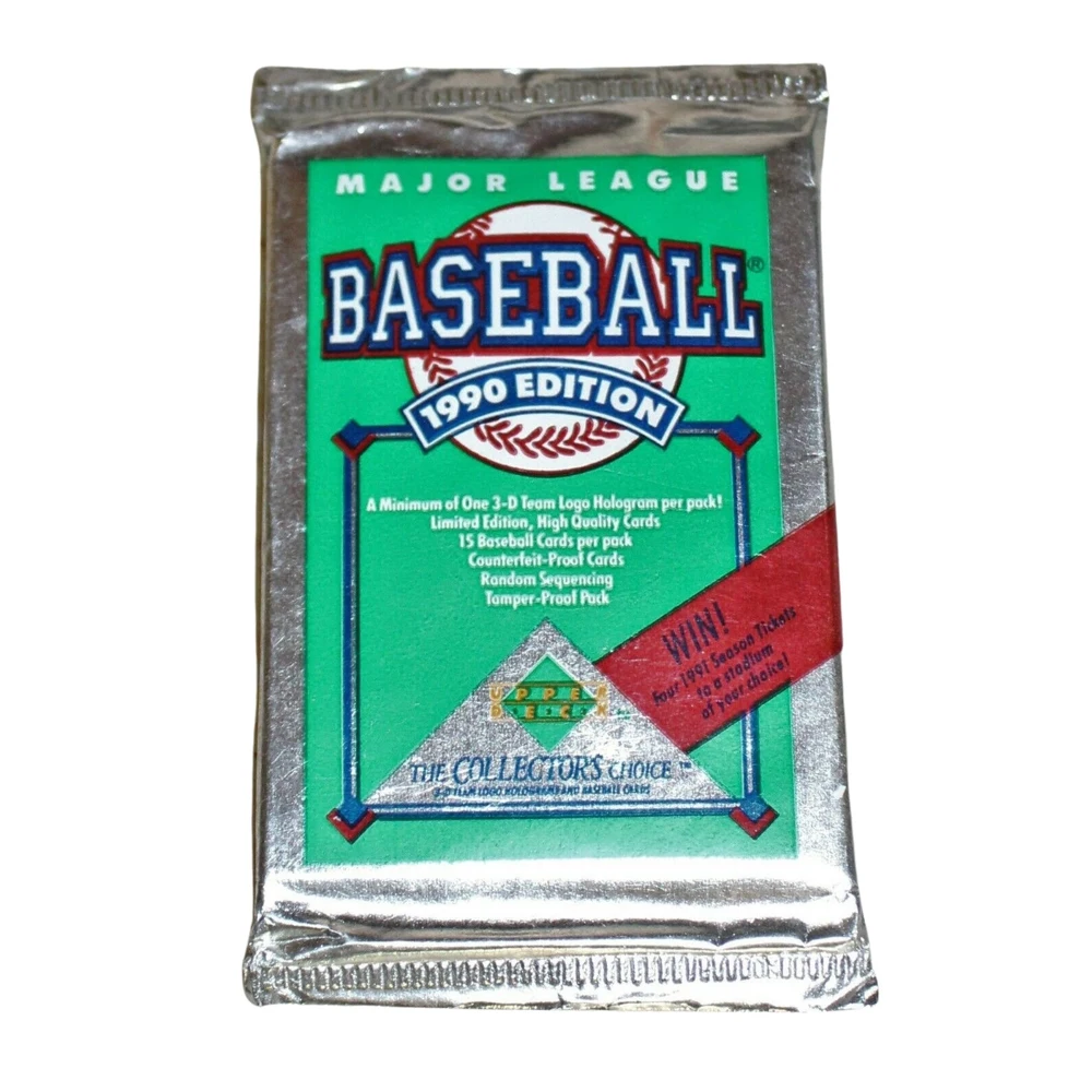 Upper Deck 1990 Baseball Major League. Коллекционные карточки Бейсбол 15шт