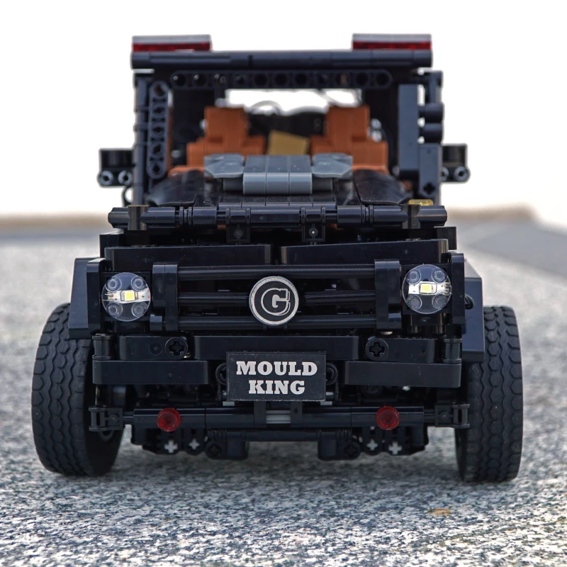 MOC техническая серия APP RC Car Benz SUV G500 AWD Wagon внедорожник модель автомобиля комплект