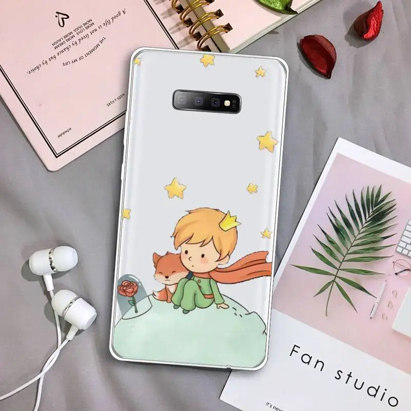 

The Little Prince Phone Case Transparent For Samsung Galaxy A71 A21s S8 S9 S10 plus note 20 ultra