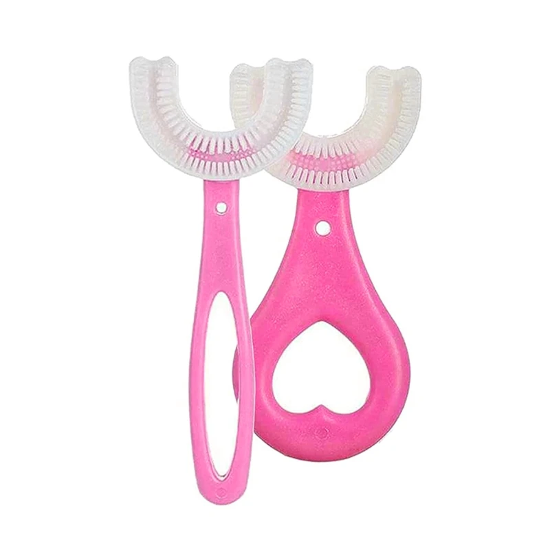 

2/4 шт., Детские Силиконовые Зубные щётки