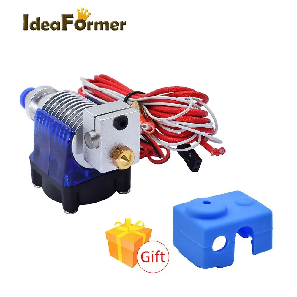 3D принтер на большое расстояние V6 j-головка hotend экструдер с вентилятором для 1 75 мм