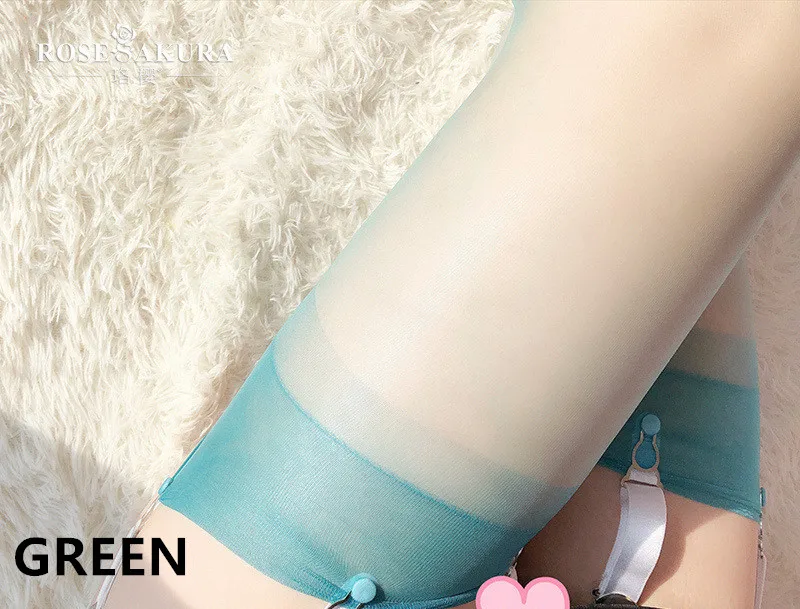 0101green 5D тонкий винтажный ластичный борт, нейлон, без эластичных чулок, яркие цвета, облегающие прозрачные леггинсы для девочек, Medias De Mujer - Цвет: 0101green