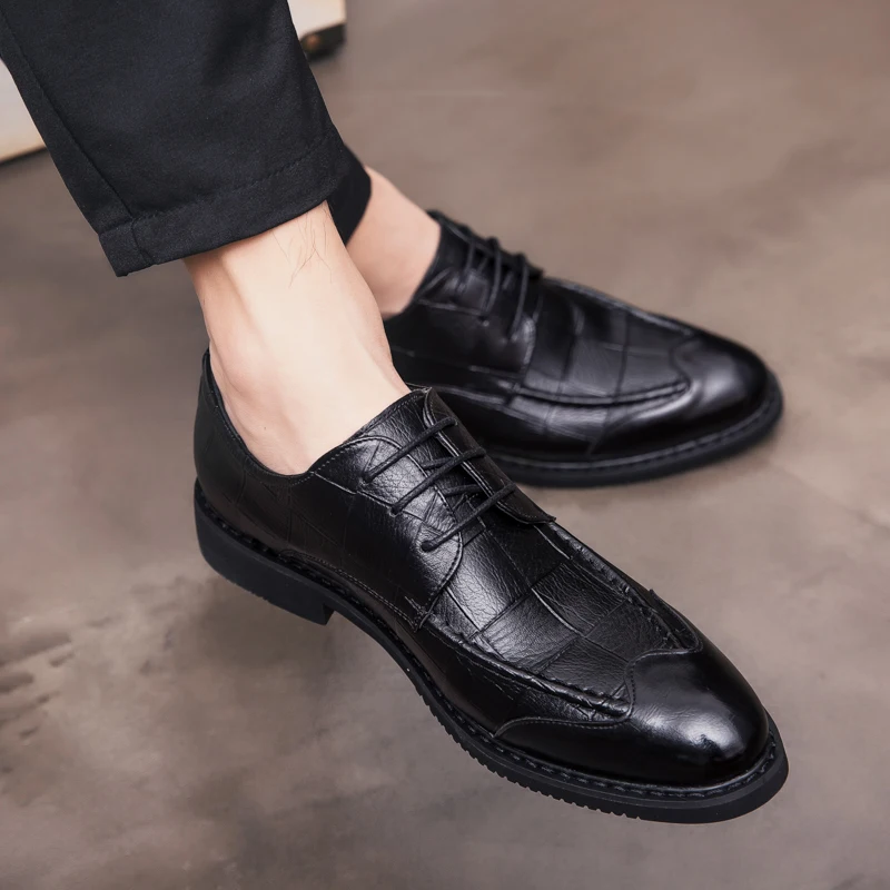 Misalwa многофункциональные Мужские броги в стиле ретро свадебные туфли хорошо