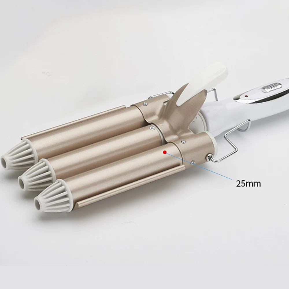 

Professional Hair Curling Iron Ceramic Triple Barrel Hair Curler Styler Hair Waver Styling Tools Wand Electric Curling Crimper