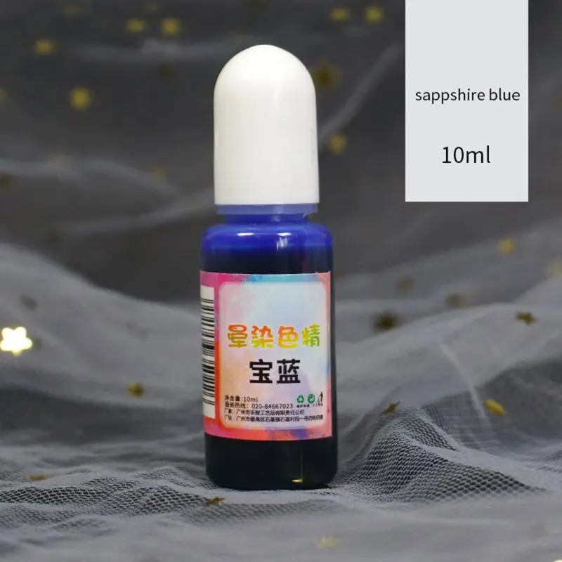 

12 Colors Art Ink Resin Pigment Kit Colorant Dye Ink Diffusion Jewelry Tools DIY