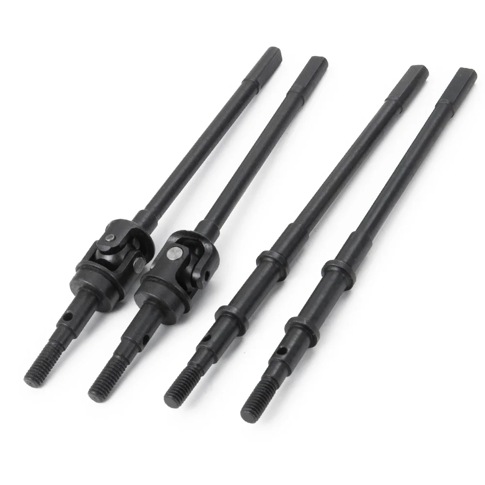 1/10 RC Гусеничный Металлический Стальной передний задний мост, стальной передний и задний мост для осевого SCX10II 90046, CVD приводные валы