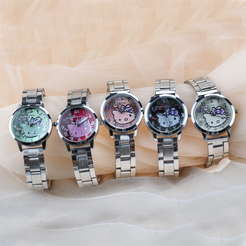 Модные часы для девочек детские подарков милые с героями мультфильмов полностью