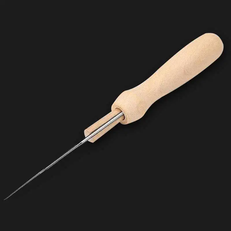 Needles Awl Craft DIY Tools With Solid Wood Handle Sewing Tool Fine Needle for Wool Felting FreeHome & Garden | Дом и сад