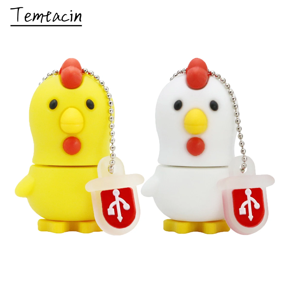 Желтый цыпленок USB флеш накопитель 4 ГБ 8 16 32 64 128 Флешка 256 Pen Drive Cartoon Cle Memory Stick U Disk|USB