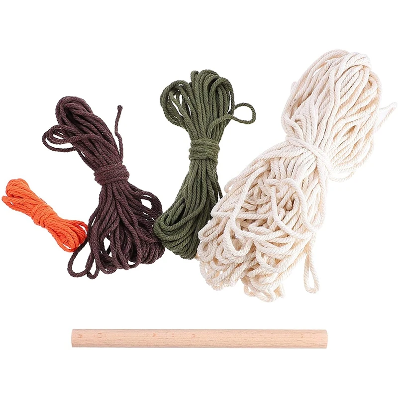 

Сделай Сам макраме настенный гобелен веревка шнур веревка, палка в стиле кактуса гобелен макраме настенное украшение домашний богемный Тка...