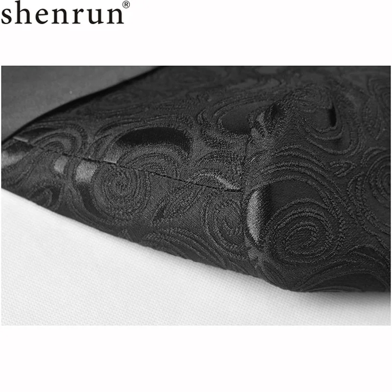 Shenrun, мужской черный блейзер, приталенный, Повседневный, пиджак, Свадебный, шаль, отворотом, Tuxdeo, мужские куртки, Мужской Блейзер, для вечеринки, выпускного, сценический костюм