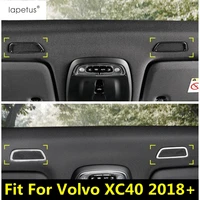 for volvo xc40 2018 2021 roof stereo speaker audio sound molding cover trim silver black brushed stainless steel accessories
