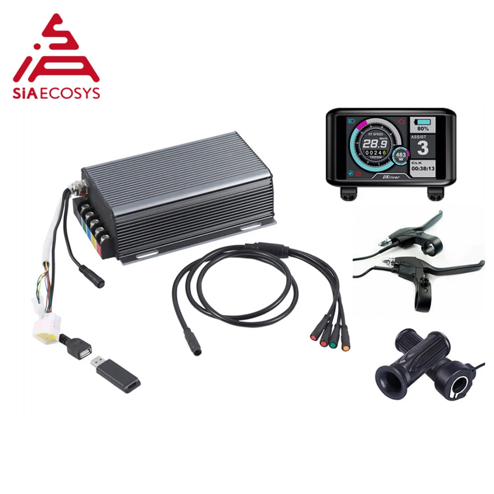 Контроллер SVMC72150 UKC TFT для электровелосипеда 3000 Вт с Bluetooth адаптером|Аксессуары| |