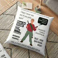 merry christmas cushion cover home alone people printed 4545cm christmas pillowcase gifts xmas cushion decorative for home