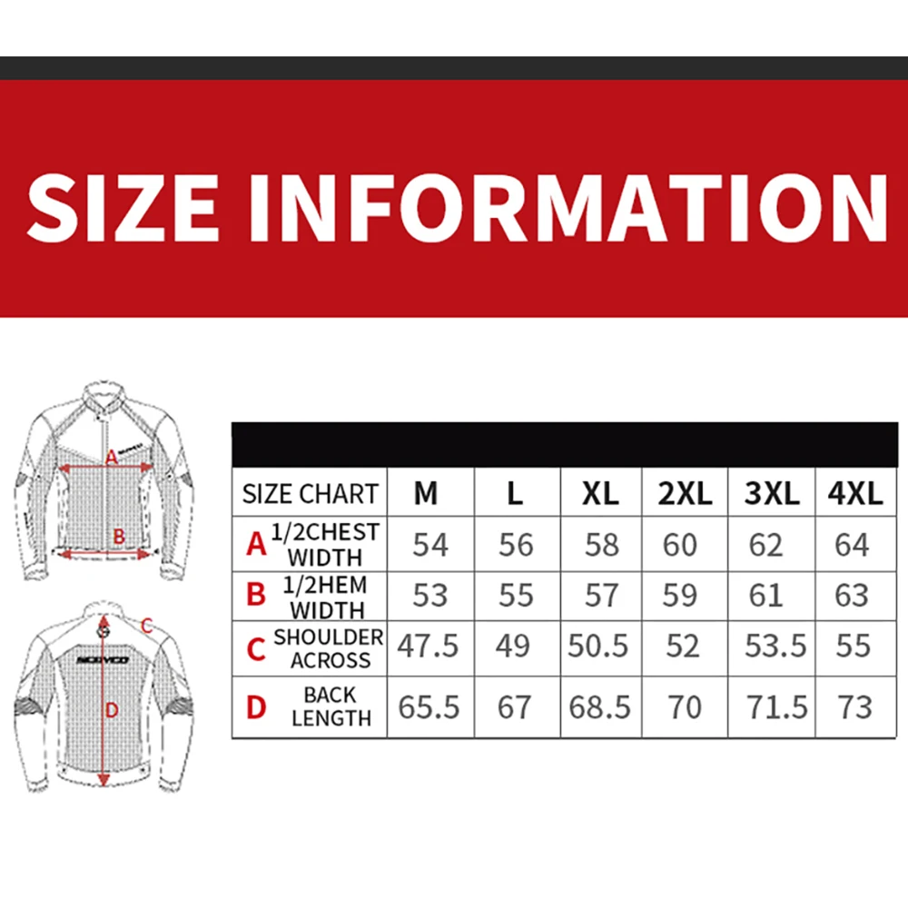 Куртка мотоциклетная SCOYCO Мужская воздухопроницаемая для езды на мотоцикле